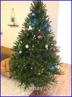 Santa's Best LED Smart-Tech Tree 7.5 Ft Pre Lit California Spruce