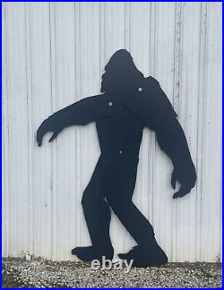 Sasquatch silhouette cut out bigfoot craft custom corrugated hand made funny fun