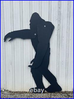 Sasquatch silhouette cut out bigfoot craft custom corrugated hand made funny fun