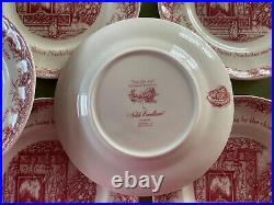Set of 12 Noble Excellence Twas The Night Before Christmas Salad Dessert Plates