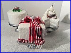 Set of 3 Southern Living 25th Anniversary Cake Ornaments NEW