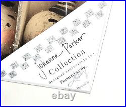 Set of 6 Johanna Parker Primitives by Kathy Snowman Head Ornaments Collectible