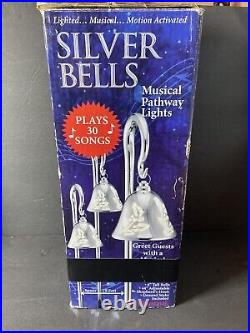 Silver Bell Musical Pathway Lights Plays 30 Songs Mr. Christmas