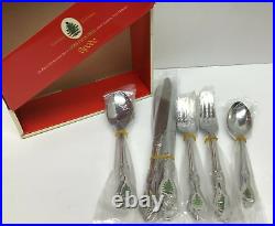 Spode Christmas Tree 18/10 Stainless Steel 20 Piece Flatware Set Service for 4