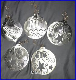 Steampunk Christmas Ornaments Suncatcher Industrial Art Hand Crafted Rare 5.5