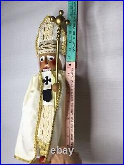 Steinbach Nutcracker -Pope Benedict XVI -Hand Made in Germany