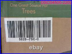 Sterling Tree Company 7.5' Narrowed Flocked Pencil Pine #5820-75C