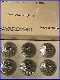 Swarovski Placecard Holders Comet Argent Light(Set Of Six)