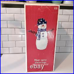 Target Fiber Optic 19 Snowman Blue Beanie Christmas Holiday