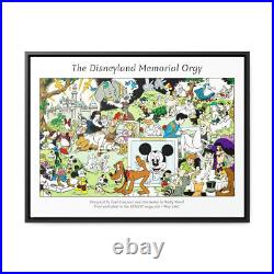 The Disneyland Memorial Orgy By Paul Krassner And Wally Wood Framed Canvas