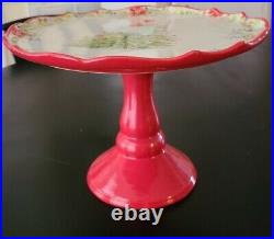 The Pioneer Woman Holiday Cheer Cake Stand Plate RARE Hard to Find