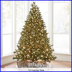 The World's Best Prelit LED Light Noble Fir Christmas Tree (7.5' MEDIUM) WHITE