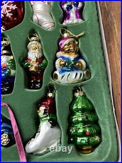 Thomas Pacconi Museum Series Vintage Glass Christmas Ornaments Set Of 30 Unused