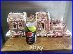 Tkmaxx Huge gingerbread Train candy cane christmas men peppermint house