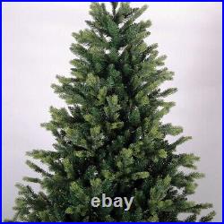 Tree Christmas Artificial Holiday Xmas Led Lights Stand Decor Green 7ft Indoor