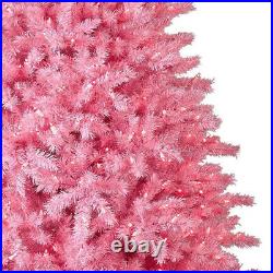 Treetopia Pink 6 Foot Prelit Artificial Tree with LED Lights and Stand(Open Box)