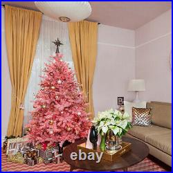 Treetopia Pink 6 Ft Artificial Christmas Tree with Lights and Stand (Open Box)