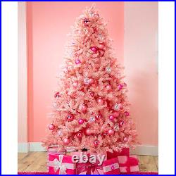 Treetopia Pretty in Pink 7 Foot Unlit Christmas Holiday Tree with Stand (Used)