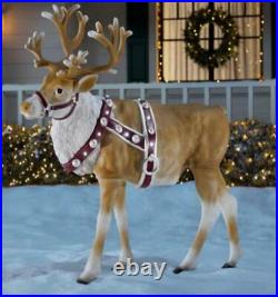 Trusted Seller New In Box 4.5ft LED Reindeer Christmas Blow Mold Outdoor 2021
