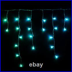 Twinkly 190 LED RGB 16x2 Ft Icicle Lights, WiFi Controlled (Open Box)