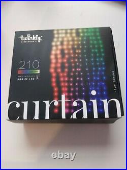 Twinkly 210 LED RGB+W Second Generation Special Edition Curtain Lights Open Box