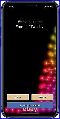 Twinkly App Controlled String Light with 100 Multicolor RGB LED Lights (2 Pack)