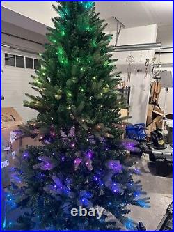 Twinkly Pre-Lit Tree App-controlled 7.5-Ft Christmas Tree 400 RGB+W LEDs (Used)