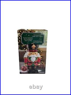 Two 1ft 7 inches Led Lights Indoor Decorative Christmas Nutcracker
