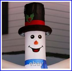 USEDOPEN BOX Airblown Inflatable Jolly Jiggler Animated Snowman 12FT with Int
