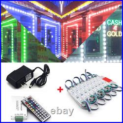 US Brightest Store Front LED Window Light Module with 12V power supply + Remote