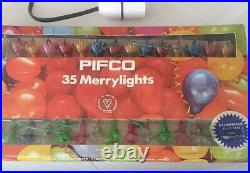 VINTAGE Pifco Merry Lights. 35 multicoloured light set