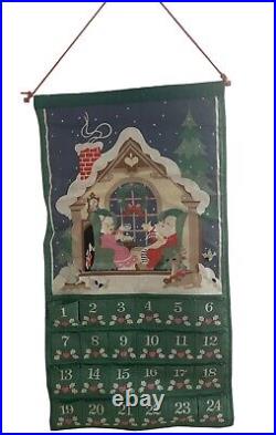 VTG 1987 Avon Countdown To Christmas Advent Calendar WITH MOUSE-READ