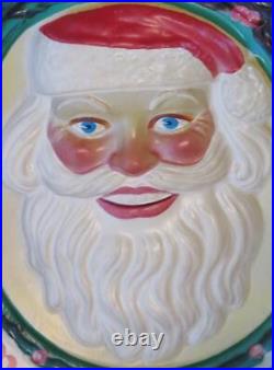 VTG Christmas Santa Santa Follows You 1950s Vacu-Form Light Up RARE Box