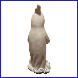 VTG Large 33 Tall Ghost Statue Halloween Candy Bowl Indoor Outdoor Resin with Box