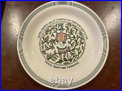 VTG SET 12 TWELVE DAYS OF CHRISTMAS 10.25 Dinner Plates Ironstone Holiday Fine