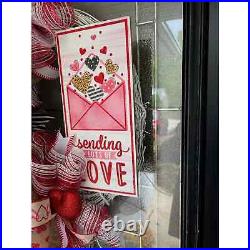 Valentines Day Grapevine Wreath Door Decor