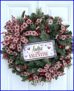 Valentines Day Wreath, Winter Wreaths For Front Door
