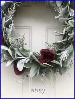 Valentines Wreaths, Winter Wreaths For Front Door, Farmhouse Wreath