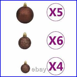 VidaXL Artificial Christmas Tree with LEDs&Ball Set 47.2 230 Branches