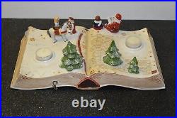 Villeroy und Boch Weihnachtsbuch aus Porzellan mit Spieluhr