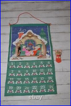 Vintage 1987AVON COUNTDOWN TO CHRISTMAS Advent Calendar with Original Mouse