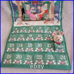 Vintage 1987 Avon Advent Calendar Countdown to Christmas Original Mouse