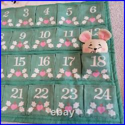 Vintage 1987 Avon Advent Calendar Countdown to Christmas Original Mouse