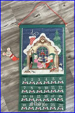 Vintage 1987 Avon Countdown to Christmas Advent Calendar with Original Mouse