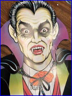 Vintage 53 Jointed Articulated Count Dracula Vampire Halloween Die Cut Decor