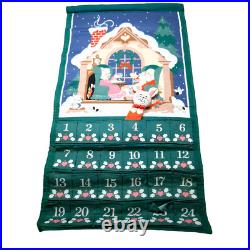 Vintage Avon 1987 Countdown To Christmas Advent Calendar WITH MOUSE Hanging