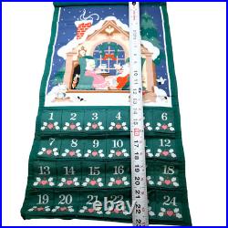 Vintage Avon 1987 Countdown To Christmas Advent Calendar WITH MOUSE Hanging
