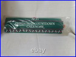 Vintage Avon 1987 Countdown To Christmas Advent Calendar With Mouse New Sealed