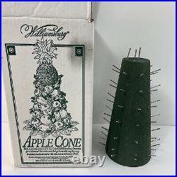 Vintage Colonial Williamsburg Large Apple Cone for Fruit Table Centerpiece