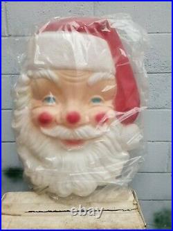 Vintage NEW EMPIRE BLOW Mold Santa Face Head 36